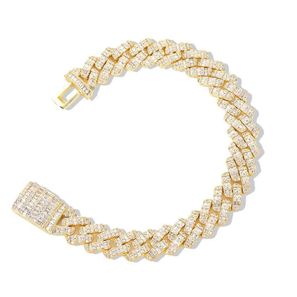 Iced Out Cuban Chain - Gold