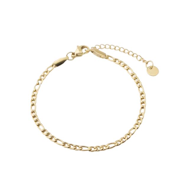 Gold Twist Chain Bracelet