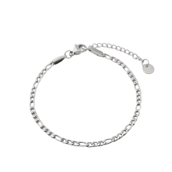 Silver Twist Chain Bracelet
